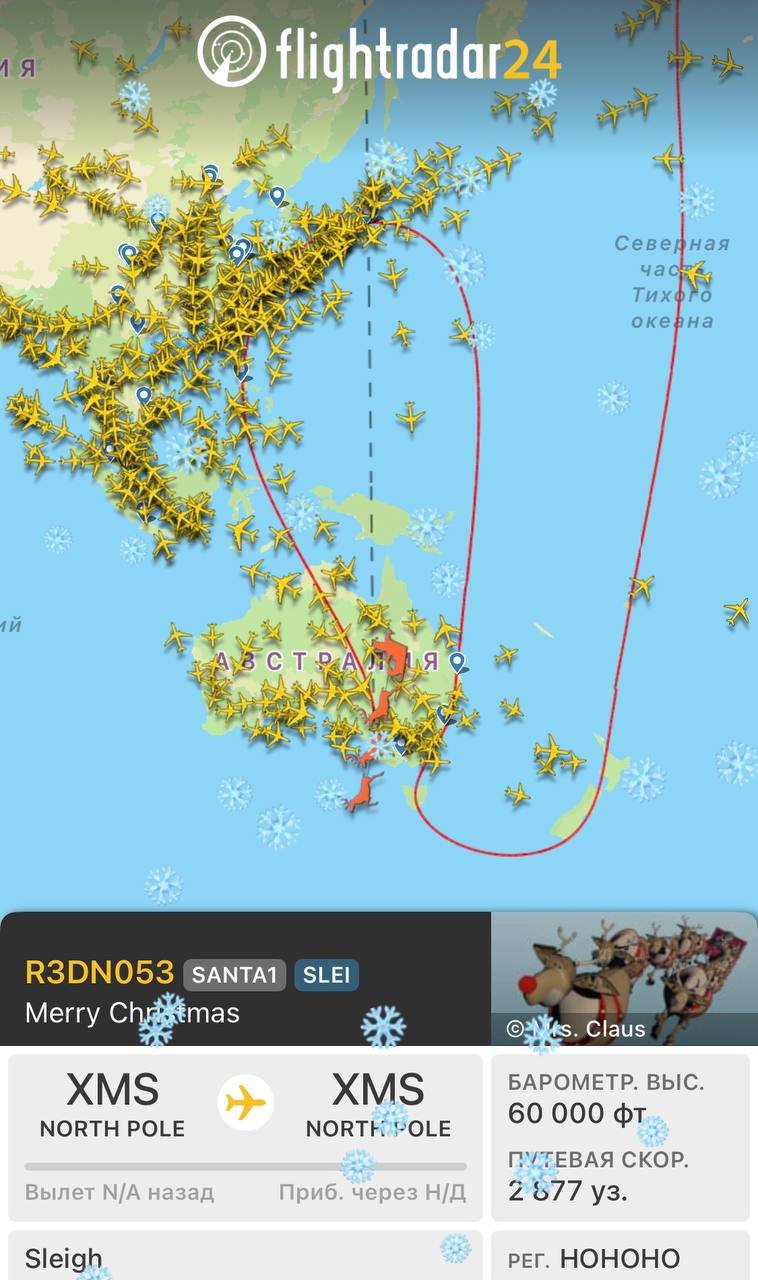 скрншот / Flightradar24