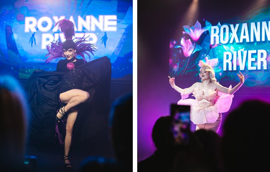 Roxanne River. Артистка бурлеска. Кабаре. Стриптиз