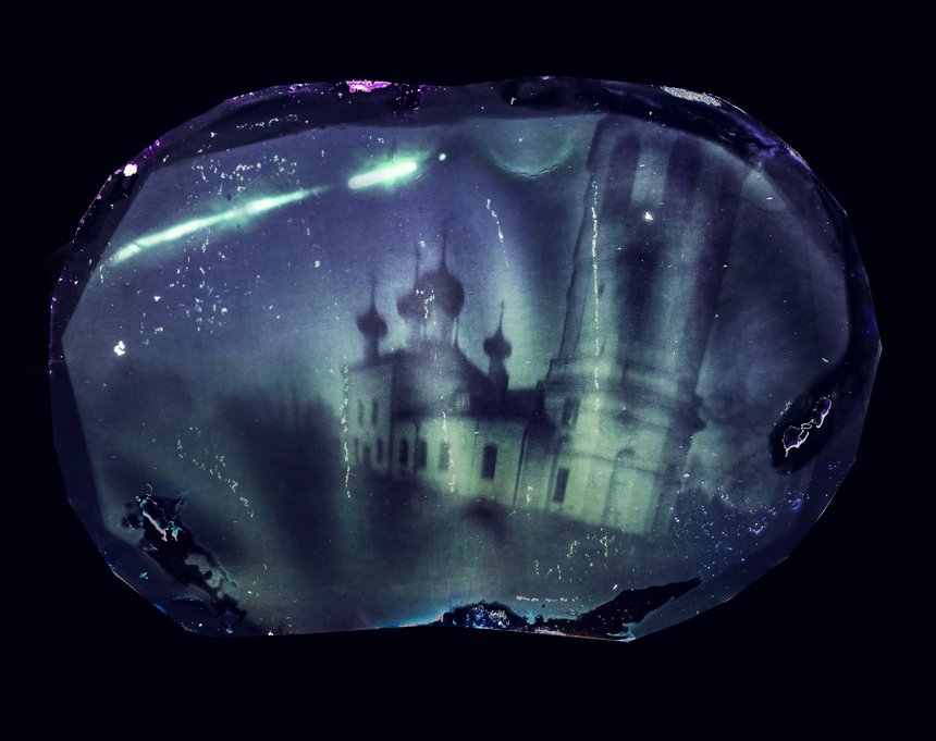 Кадр, снятый на тыкву. Выдержка: 15 дней