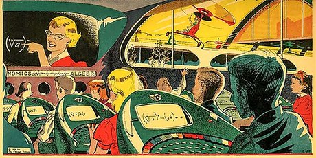 Роботы-учителя, умные машины и урок географии в воздухе: как в ХХ веке видели обучение будущего