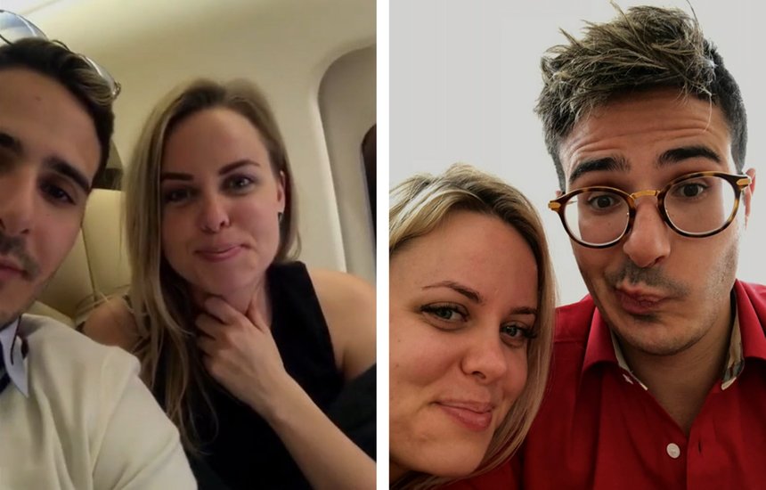 Саймон и Сесиль. Кадр из документального фильма «Аферист из Tinder»