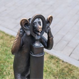 В Перми похитили скульптуру «Мишка с посикунчиком». Вандалом оказался 58-летний мужчина