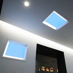 Mitsubishi представила «умное окно», имитирующее дневной свет, чтобы снижать депрессивность опенспейсов