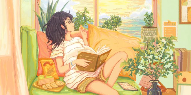 Что такое хилинг-романы: модные книжки с котами, кафе и уютными магазинчиками на обложках