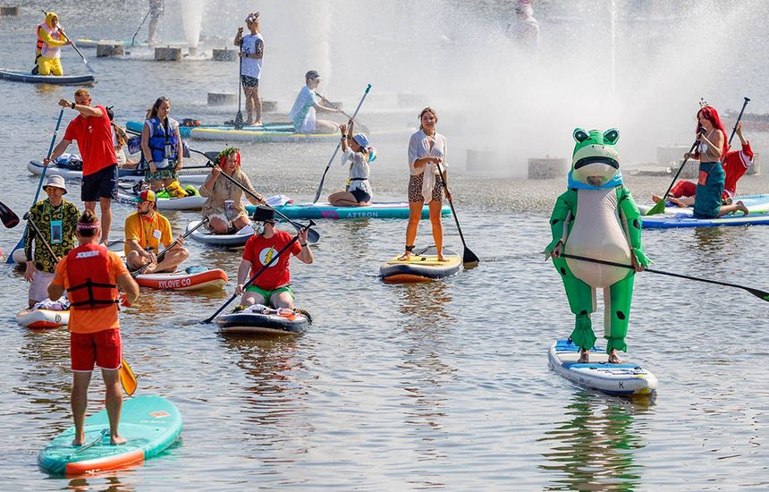 Костюмированный сап-фестиваль