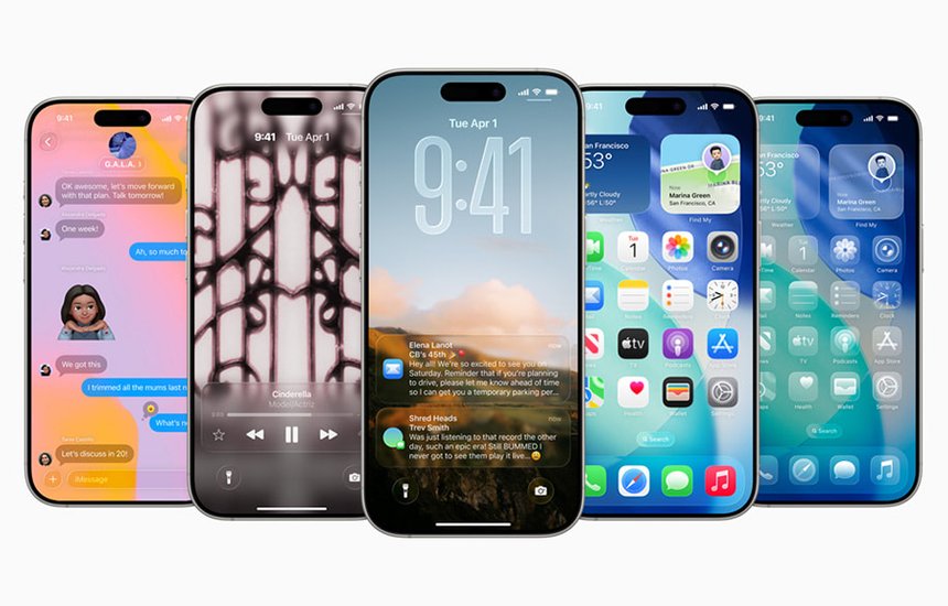 Обновленный дизайн в iOS 26