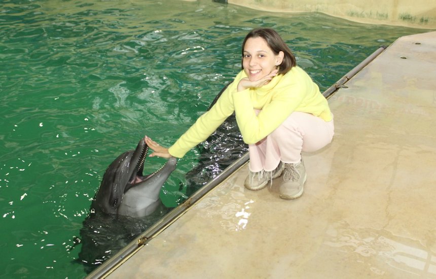 Ева Кмостели. «Выполнить элемент и не задохнуться». Каково это — работать русалкой в океанариуме