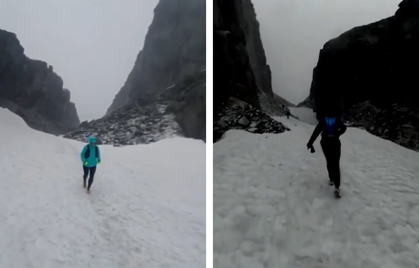 Погодная обстановка во время марафона в Хибинах