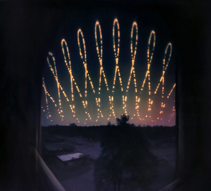 Снимок аналеммы. Выдержка: 420 дней