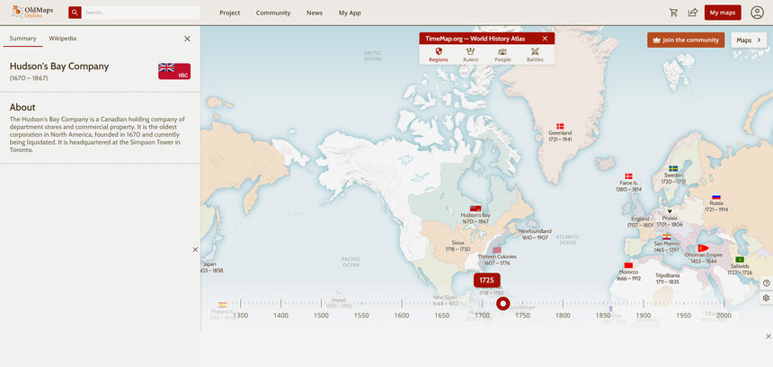 Old Maps Online. Залипательные сайты