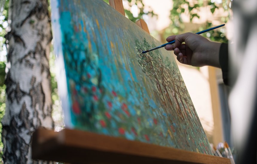 Арт мастер-класс на Чистопрудном бульваре