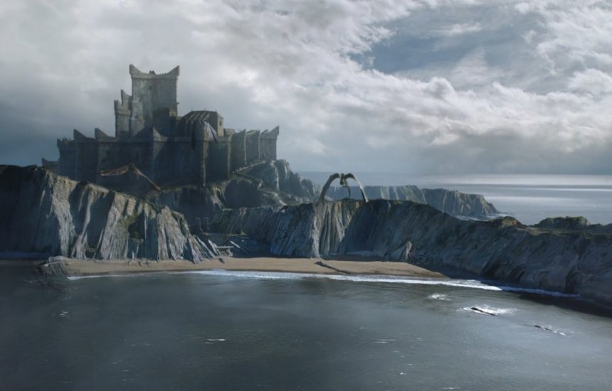 Кадр из сериала «Игра престолов». Мыс Сан-Хуан-де-Гастелугаче — «Игра престолов» и «Дом дракона»