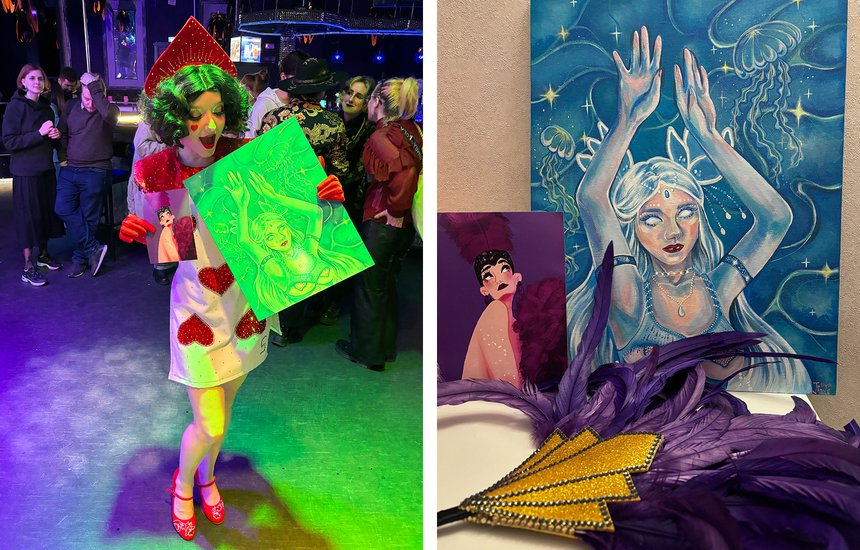 Roxanne River. Артистка бурлеска. Кабаре. Стриптиз